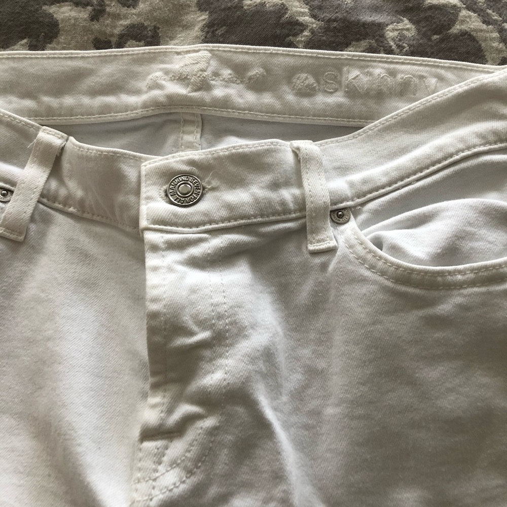 7 for all Mankind - White Skinny Jeans